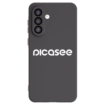 Picasee Samsung Galaxy A26 5G A266B Hülle - Schwarzes Silikon - Picasee - new logo - white