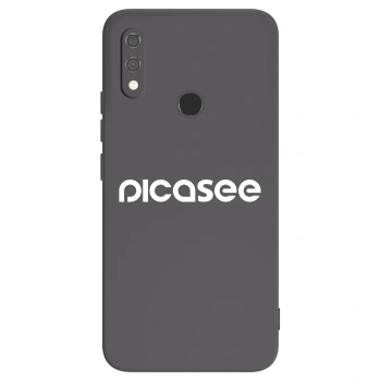 Picasee Xiaomi Redmi Note 7 Hülle - Schwarzes Silikon - Picasee - new logo - white