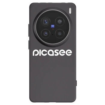 Picasee Vivo X200 Pro Hülle - Schwarzes Silikon - Picasee - new logo - white