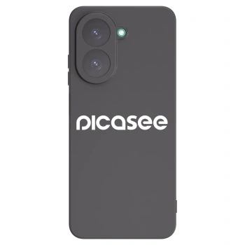 Picasee Xiaomi Redmi A5 Hülle - Schwarzes Silikon - Picasee - new logo - white
