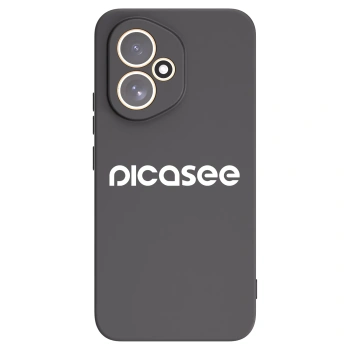 Picasee Honor 400 5G Hülle - Schwarzes Silikon - Picasee - new logo - white