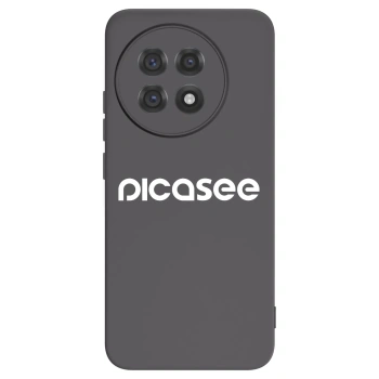 Picasee OnePlus 13R 5G Hülle - Schwarzes Silikon - Picasee - new logo - white