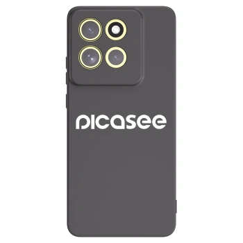 Picasee Motorola Moto G86 5G Hülle - Schwarzes Silikon - Picasee - new logo - white