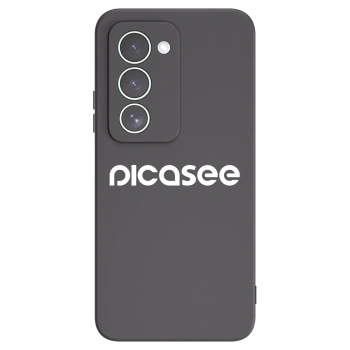 Picasee Xiaomi Redmi 15 5G Hülle - Schwarzes Silikon - Picasee - new logo - white