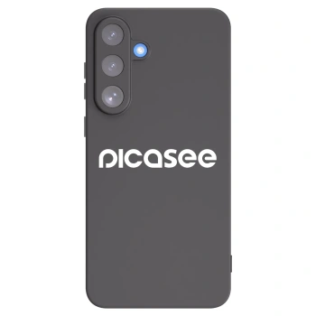 Picasee Samsung Galaxy S25 FE 5G Hülle - Schwarzes Silikon - Picasee - new logo - white