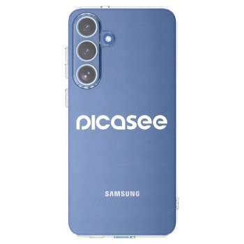 Picasee Samsung Galaxy S25 FE 5G Hülle - Transparentes Silikon - Picasee - new logo - white