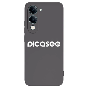 Picasee Vivo Y29s 5G Hülle - Schwarzes Silikon - Picasee - new logo - white