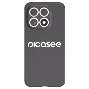 Picasee Xiaomi 15T Hülle - Schwarzes Silikon - Picasee - new logo - white