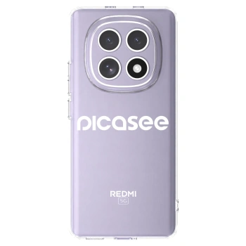 Picasee Xiaomi Redmi Note 15 Hülle - Transparentes Silikon - Picasee - new logo - white