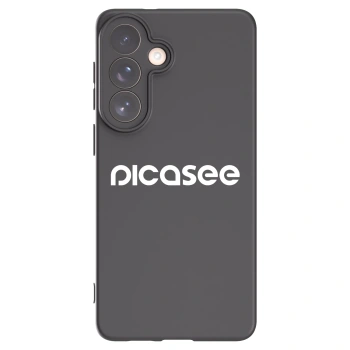 Picasee Samsung Galaxy S26+ Hülle - Schwarzes Silikon - Picasee - new logo - white