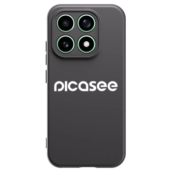 Picasee Xiaomi 17 Hülle - Schwarzes Silikon - Picasee - new logo - white
