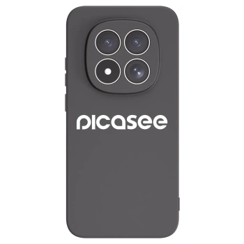Picasee Xiaomi Redmi Note 15 Pro 5G Hülle - Schwarzes Silikon - Picasee - new logo - white