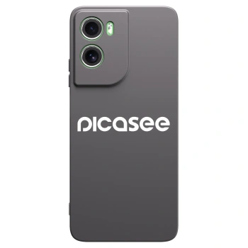 Picasee Motorola Moto G06 Hülle - Schwarzes Silikon - Picasee - new logo - white