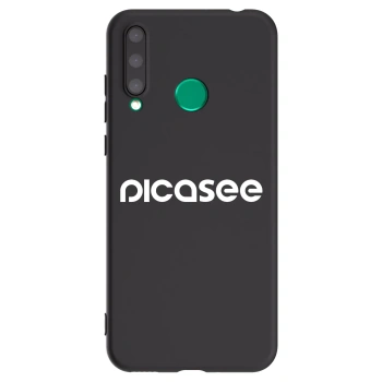 Picasee Honor 20 Lite Hülle - Schwarzes Silikon - Picasee - new logo - white