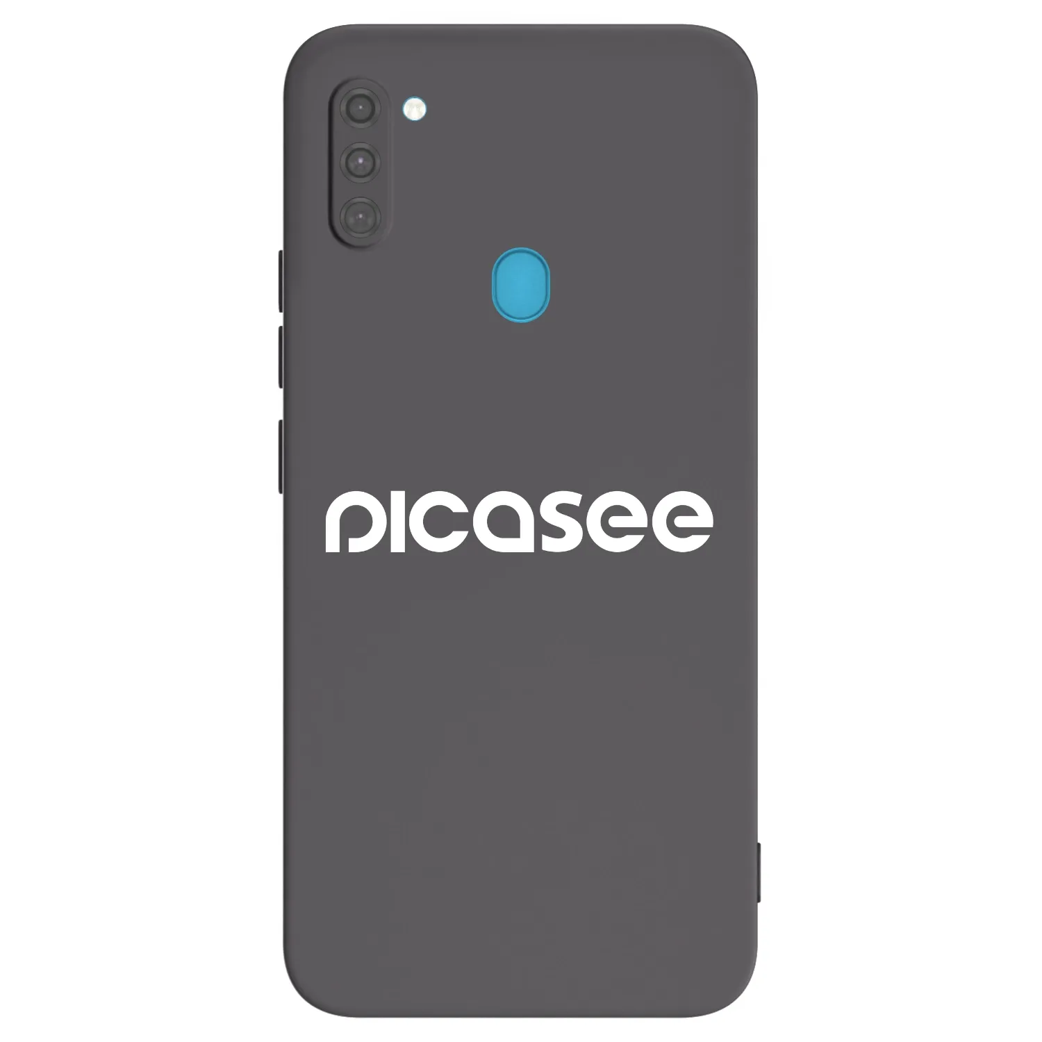 Picasee Samsung Galaxy M11 Hülle - Schwarzes Silikon - Picasee - new logo - white