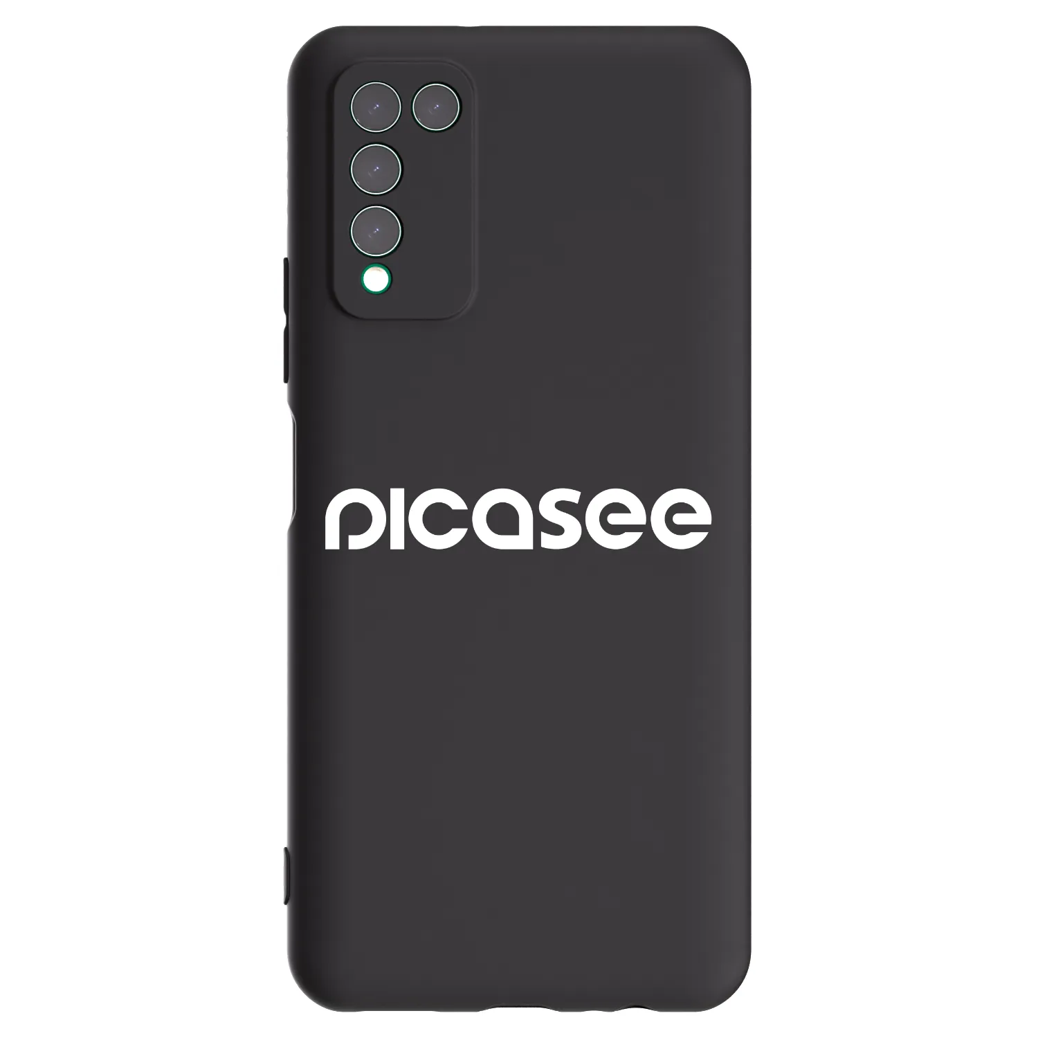 Picasee Honor 10X Lite Hülle - Schwarzes Silikon - Picasee - new logo - white