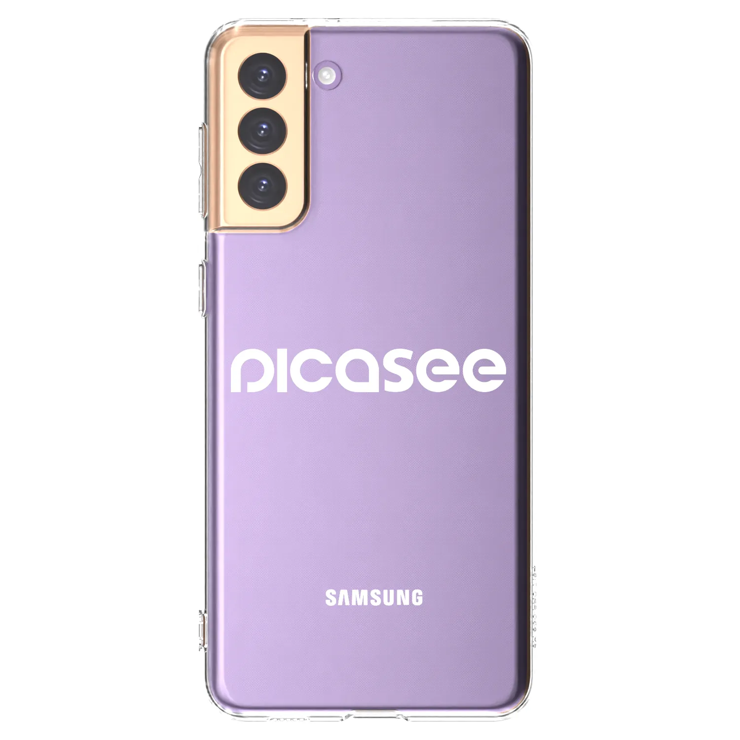 Picasee Samsung Galaxy S21+ 5G G996F Hülle - Transparentes Silikon - Picasee - new logo - white