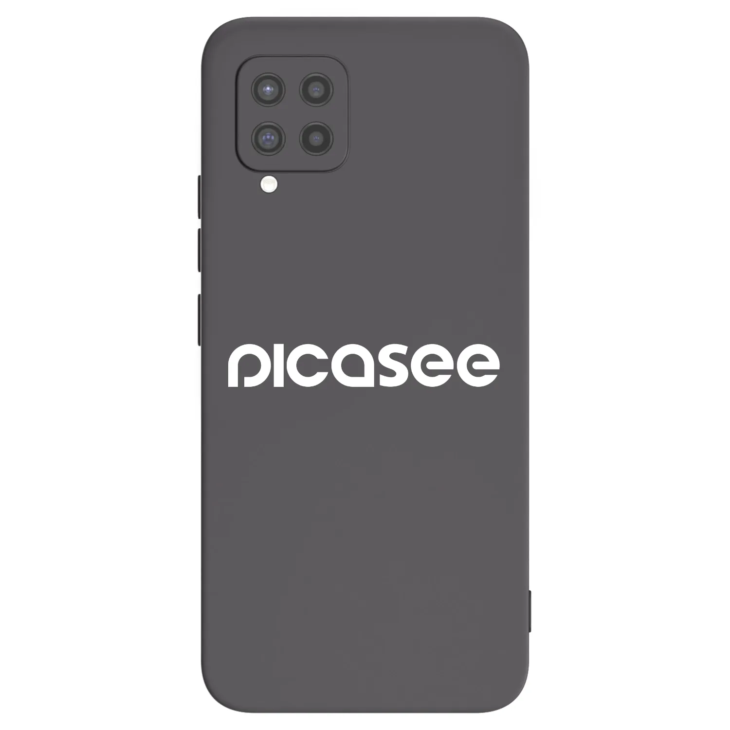 Picasee Samsung Galaxy A42 A426B Hülle - Schwarzes Silikon - Picasee - new logo - white