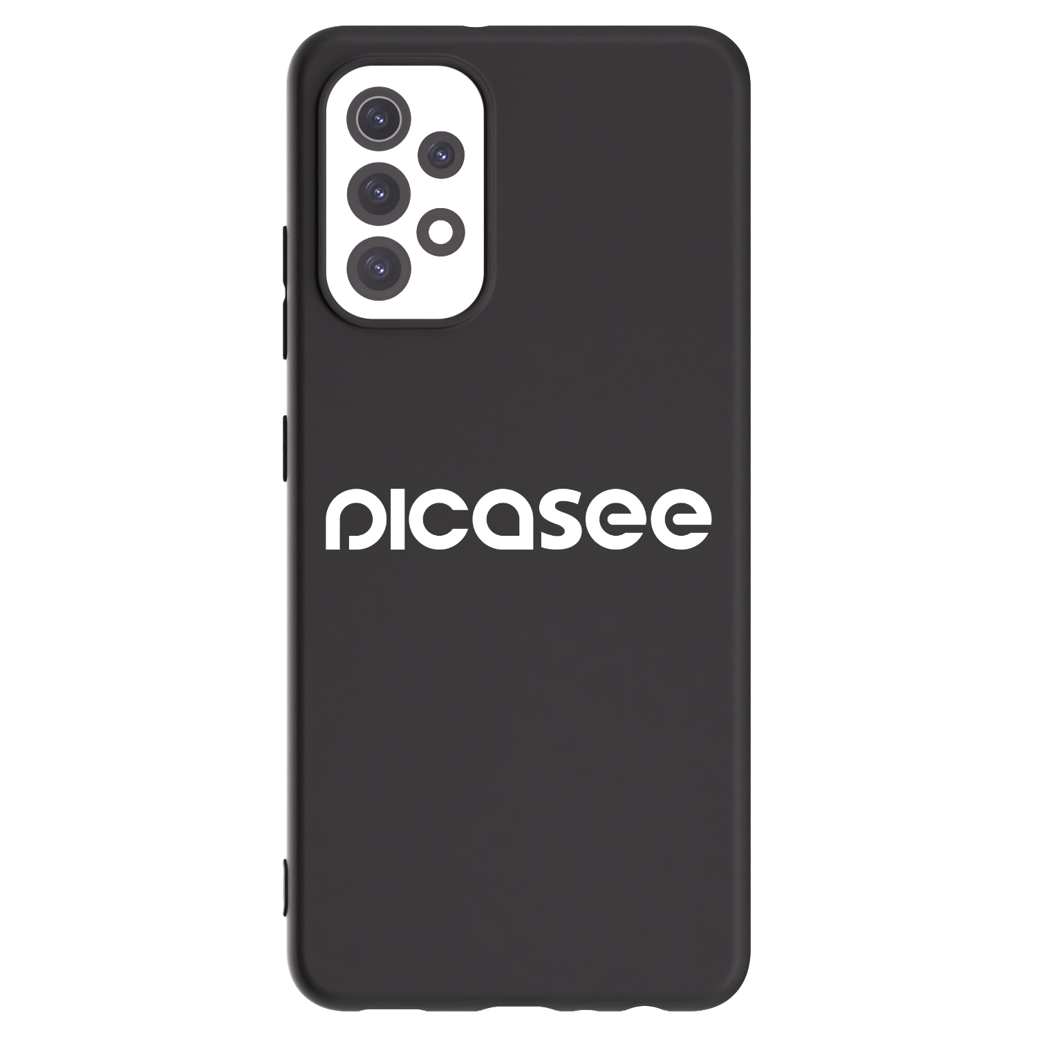 Picasee Samsung Galaxy A32 5G A326B Hülle - Schwarzes Silikon - Picasee - new logo - white