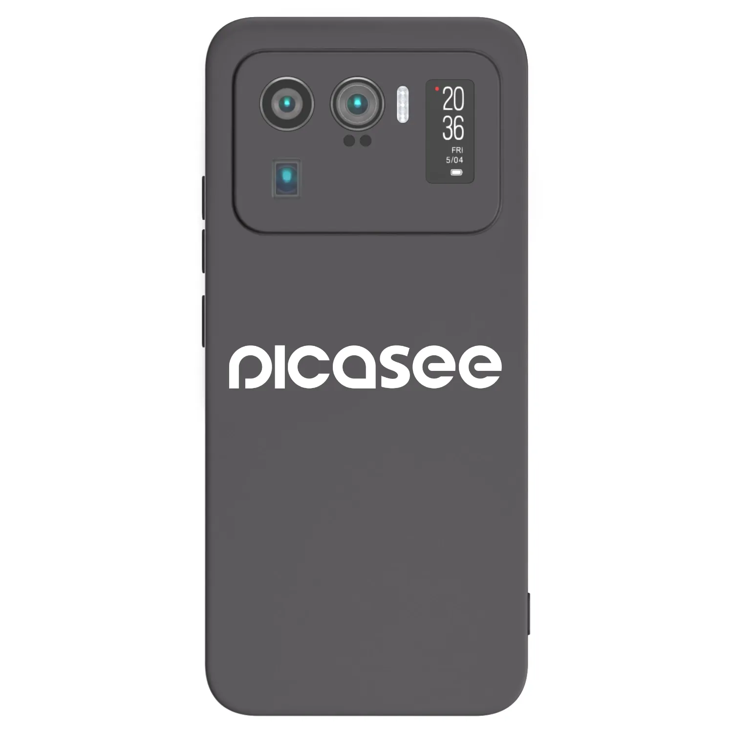 Picasee Xiaomi Mi 11 Ultra Hülle - Schwarzes Silikon - Picasee - new logo - white