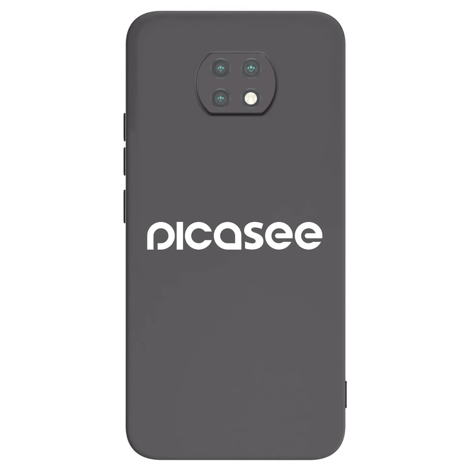 Picasee Xiaomi Redmi Note 9T Hülle - Schwarzes Silikon - Picasee - new logo - white