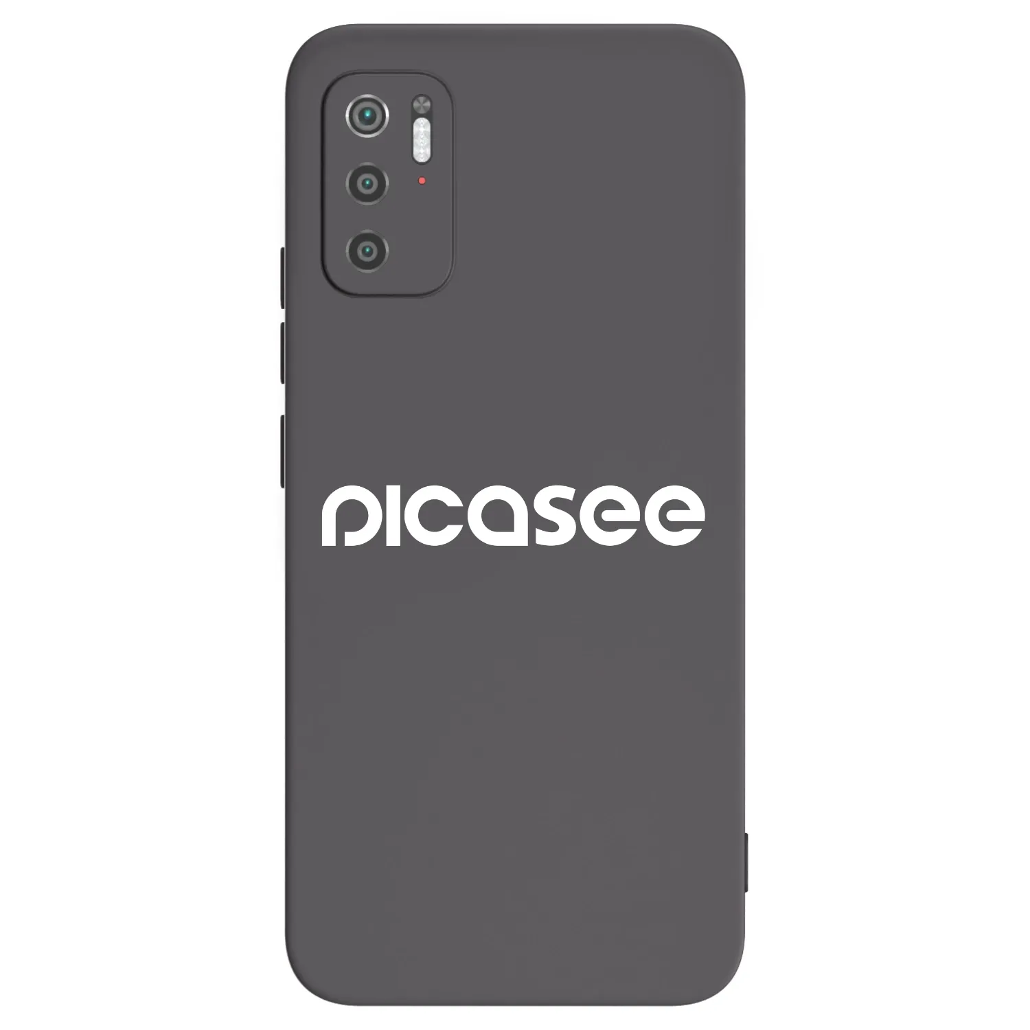Picasee Xiaomi Poco M3 Pro 5G Hülle - Schwarzes Silikon - Picasee - new logo - white