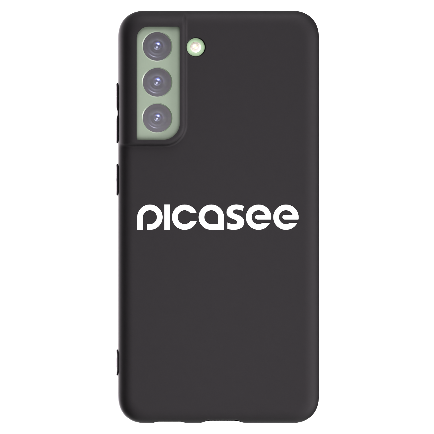 Picasee Samsung Galaxy S21 FE 5G Hülle - Schwarzes Silikon - Picasee - new logo - white