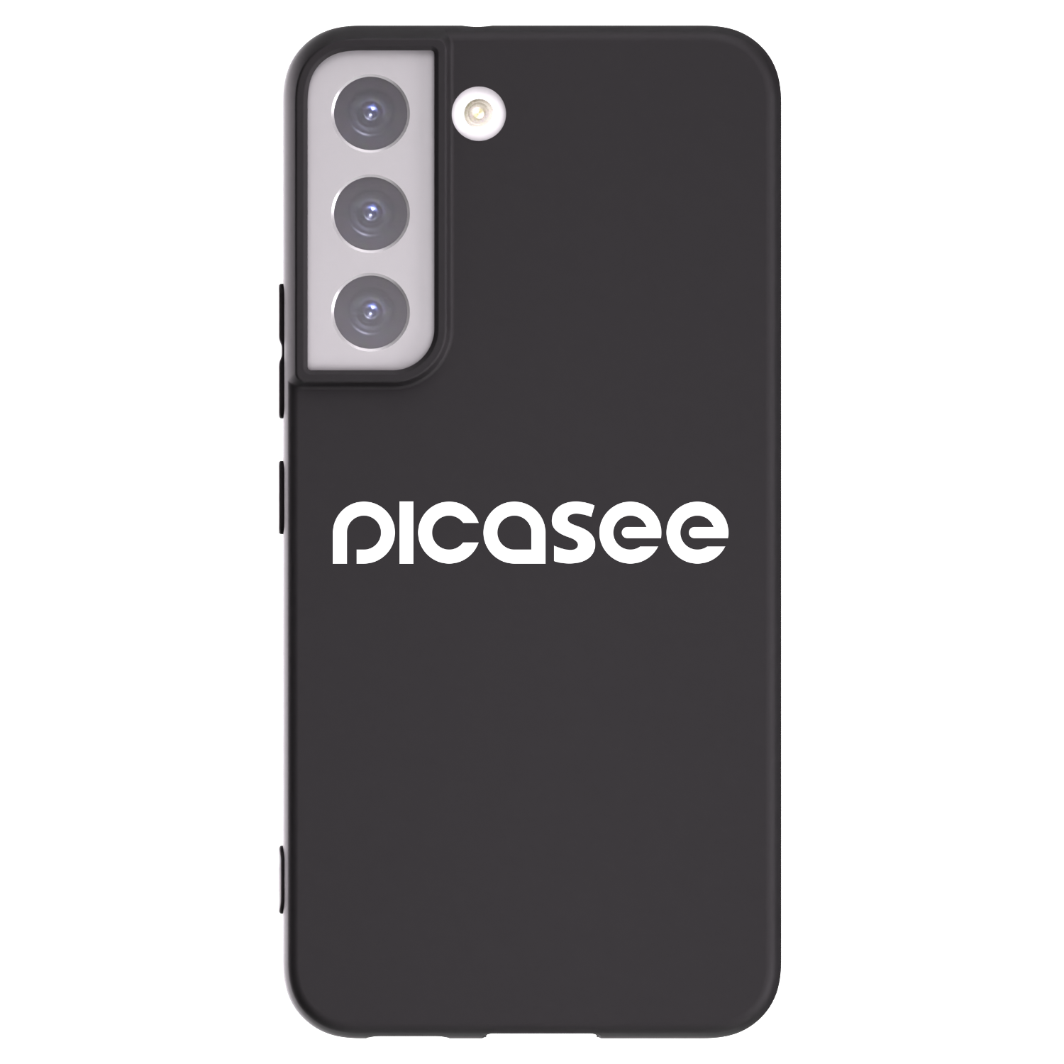 Picasee Samsung Galaxy S22 5G Hülle - Schwarzes Silikon - Picasee - new logo - white