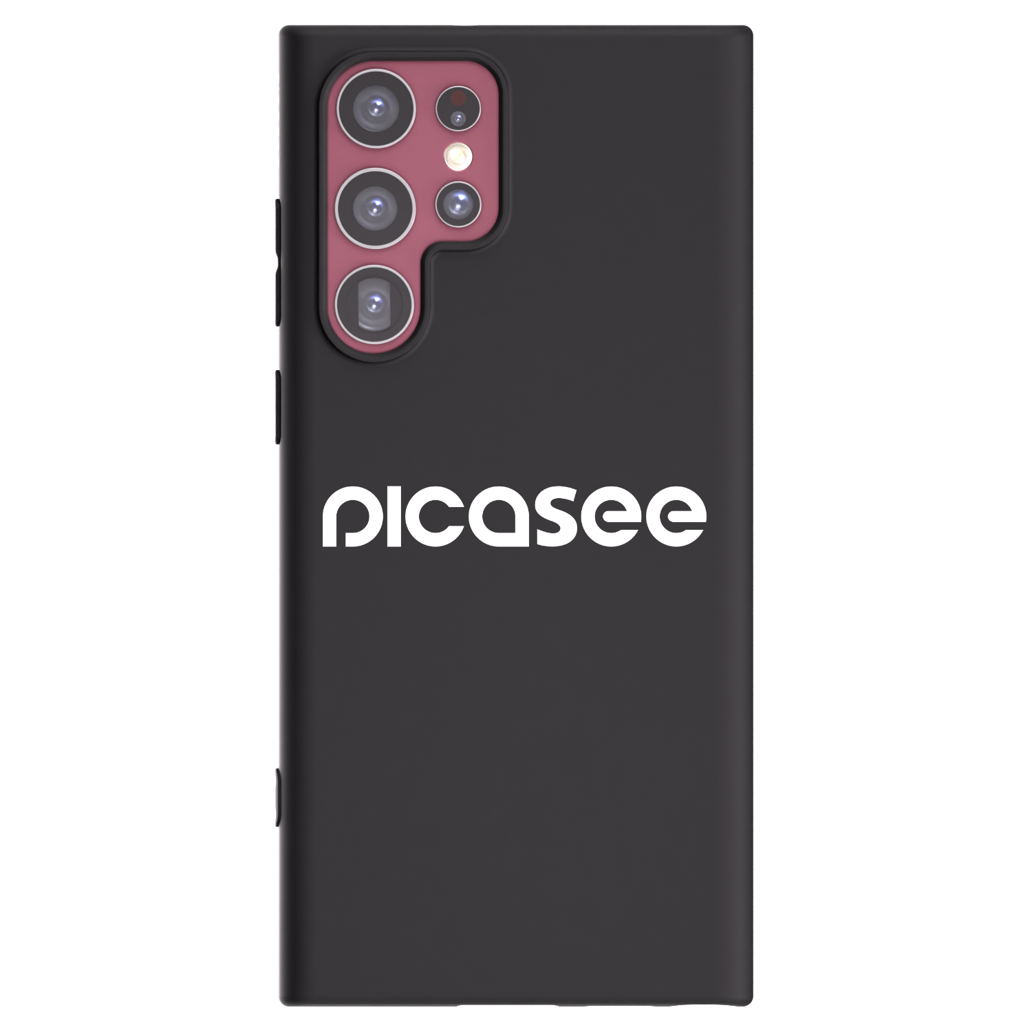 Picasee Samsung Galaxy S22 Ultra 5G Hülle - Schwarzes Silikon - Picasee - new logo - white