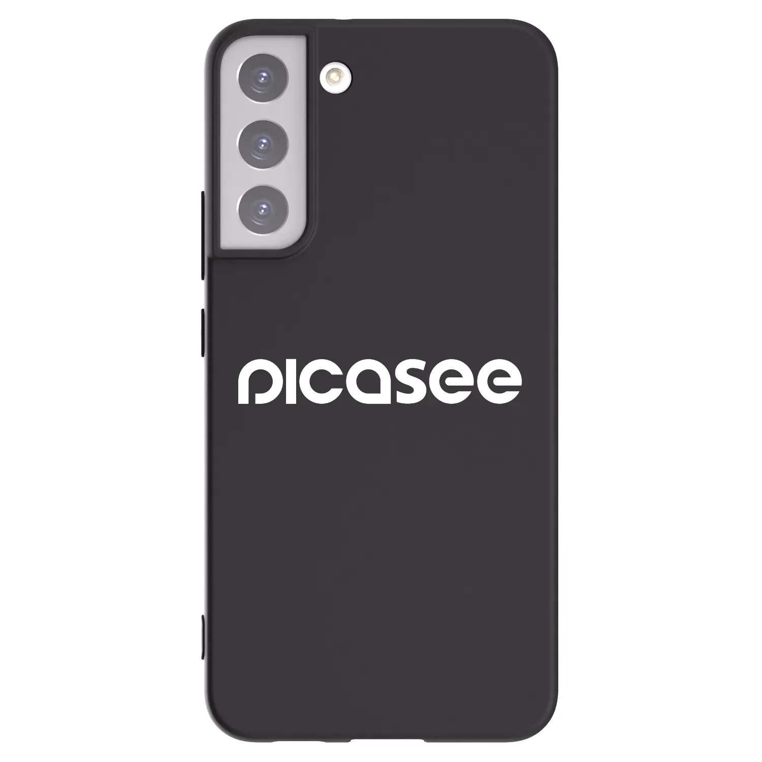 Picasee Samsung Galaxy S22+ 5G Hülle - Schwarzes Silikon - Picasee - new logo - white