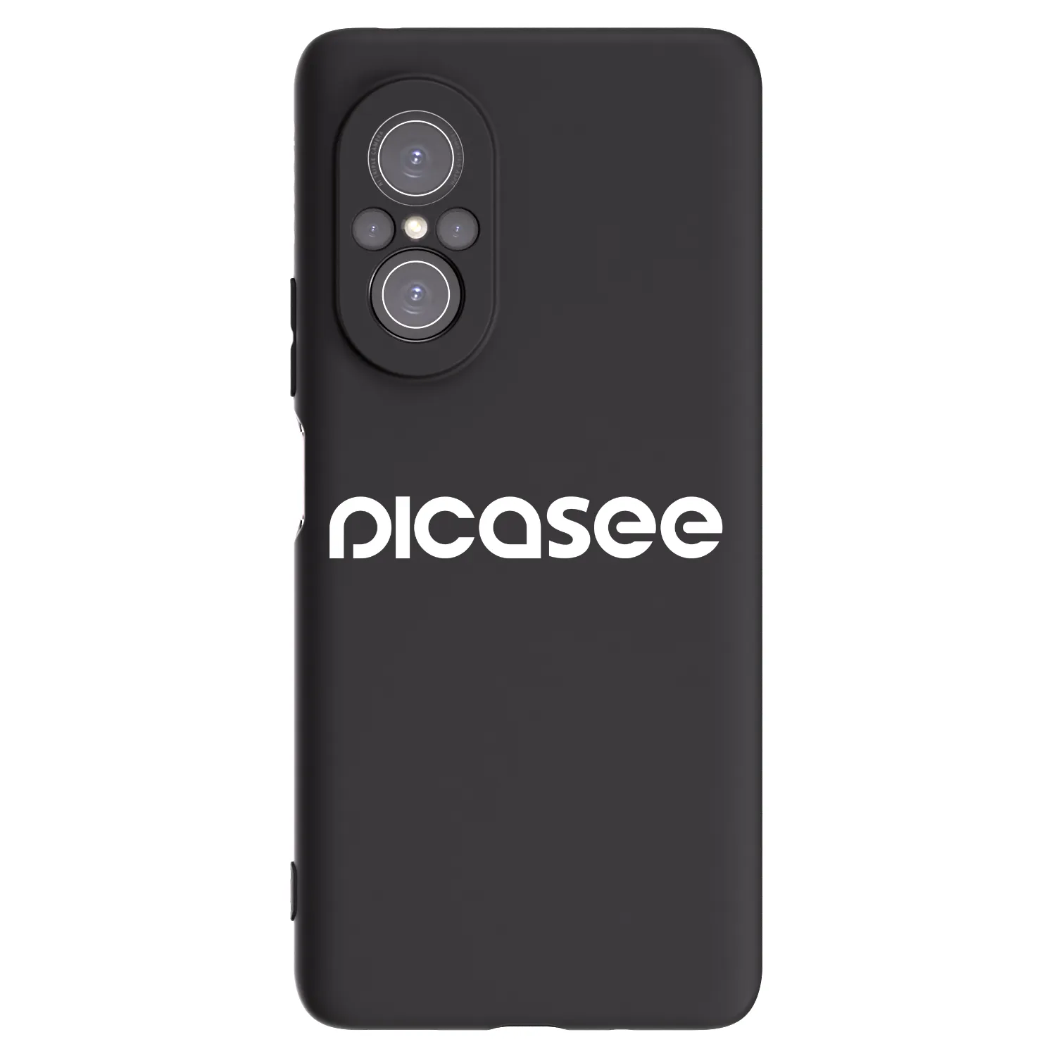Picasee Huawei Nova 9 SE Hülle - Schwarzes Silikon - Picasee - new logo - white