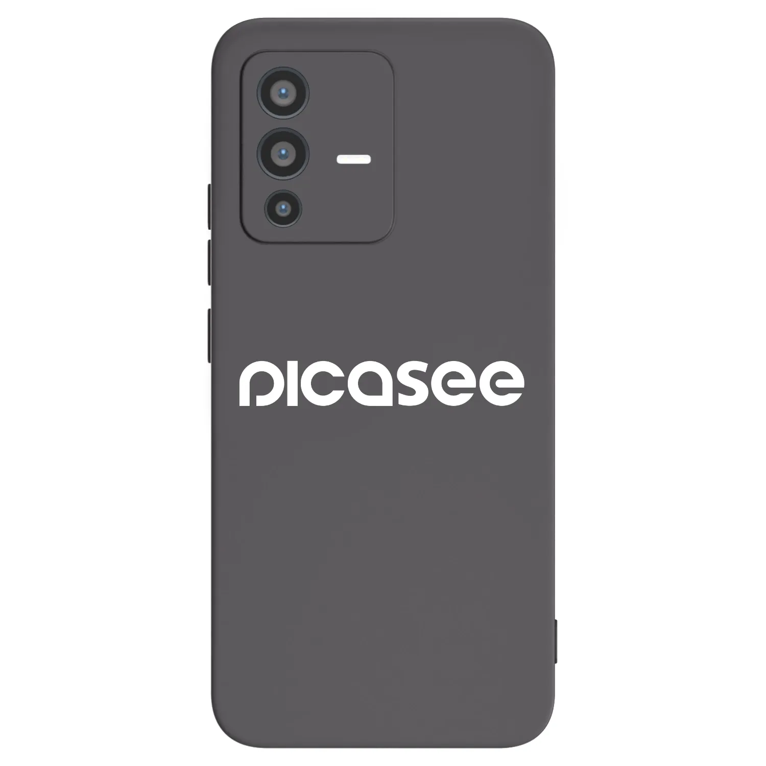 Picasee Vivo V23 5G Hülle - Schwarzes Silikon - Picasee - new logo - white