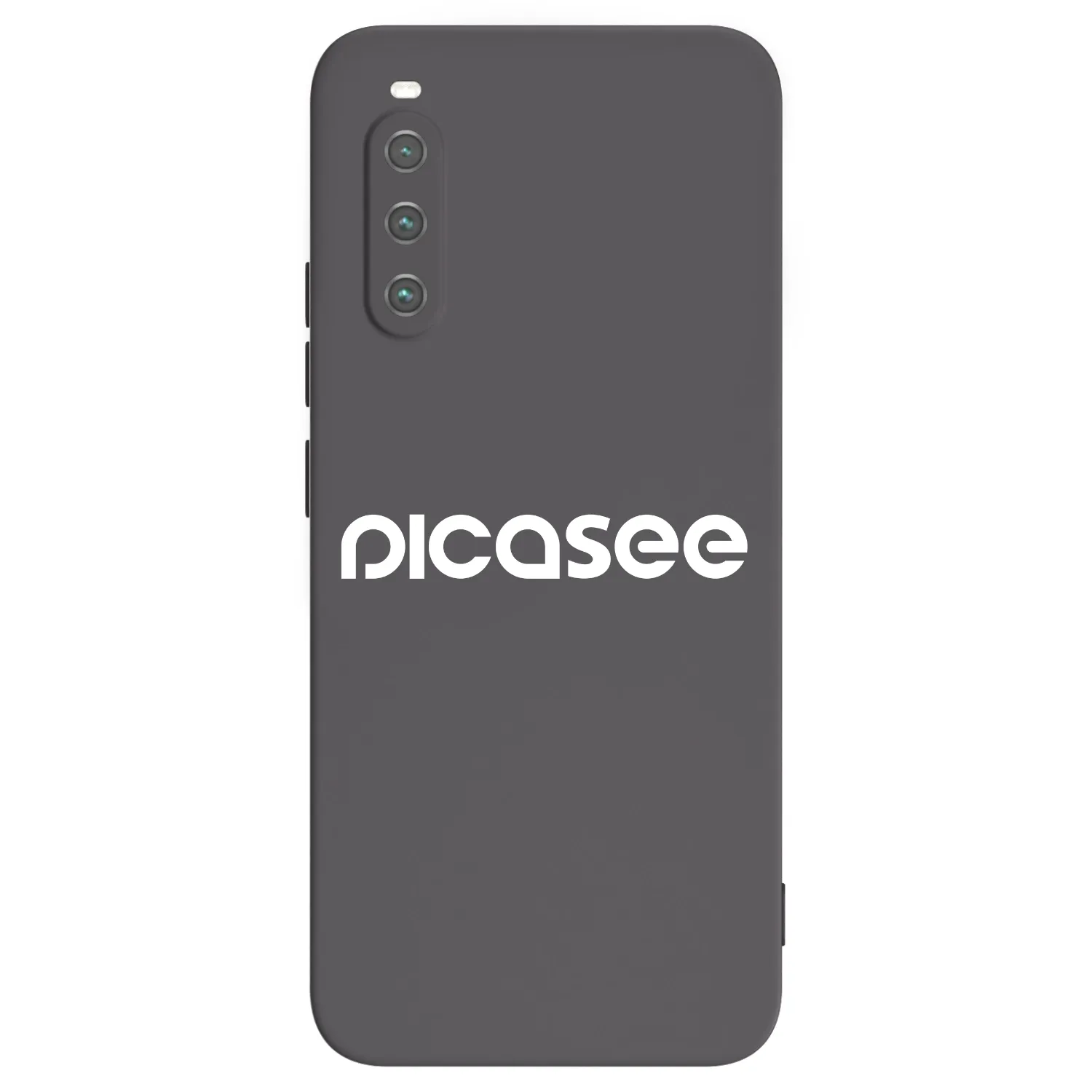 Picasee Sony Xperia 10 IV 5G Hülle - Schwarzes Silikon - Picasee - new logo - white