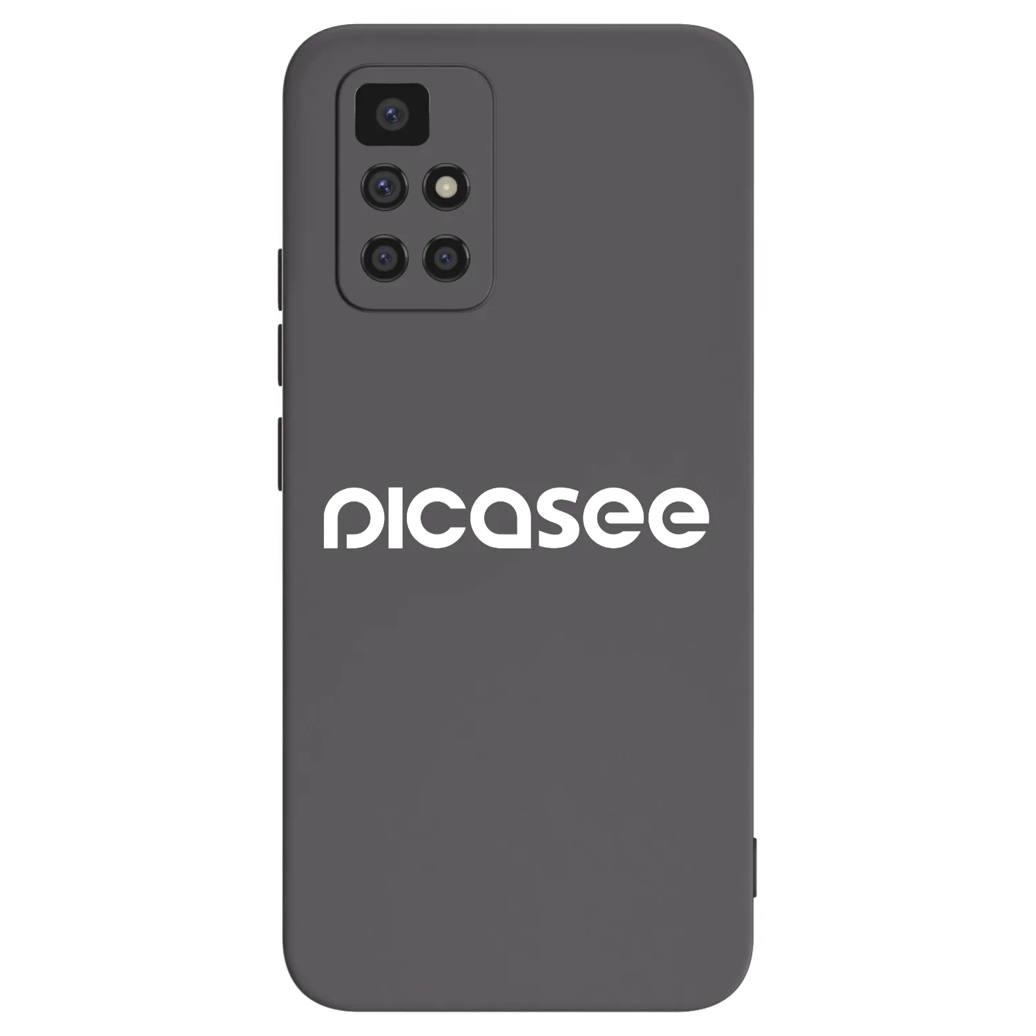 Picasee Xiaomi Redmi 10 (2022) Hülle - Schwarzes Silikon - Picasee - new logo - white