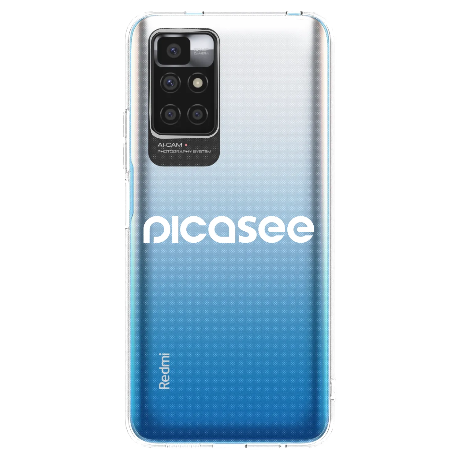 Picasee Xiaomi Redmi 10 (2022) Hülle - Transparentes Silikon - Picasee - new logo - white