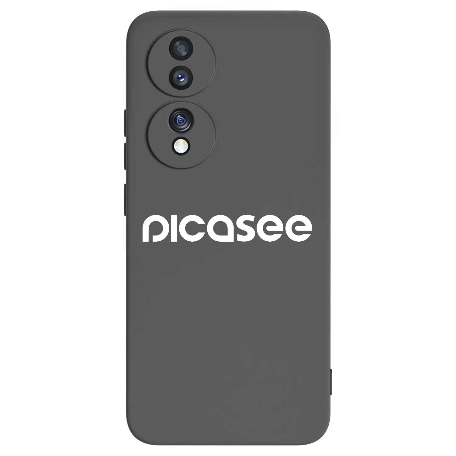 Picasee Honor 70 Hülle - Schwarzes Silikon - Picasee - new logo - white