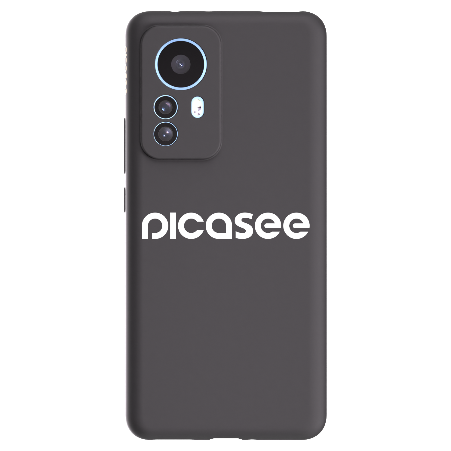 Picasee Xiaomi 12T Hülle - Schwarzes Silikon - Picasee - new logo - white