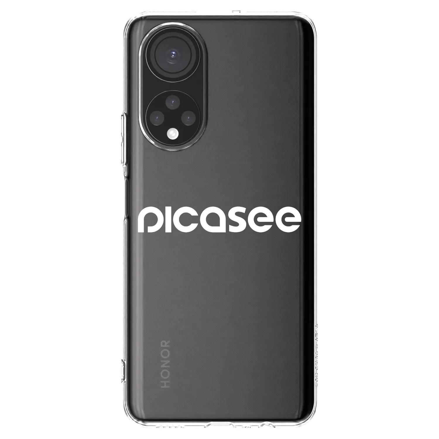 Picasee Honor X7 Hülle - Transparentes Silikon - Picasee - new logo - white