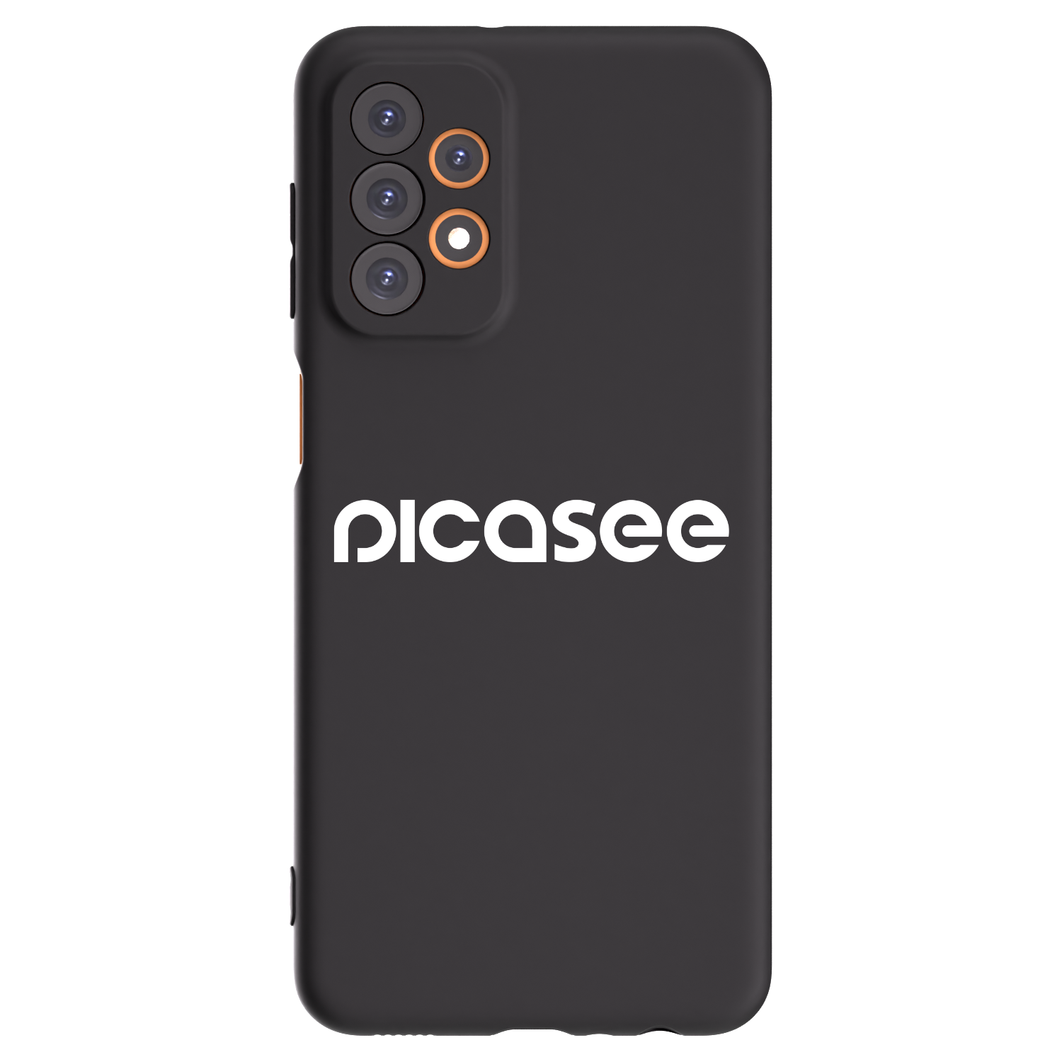Picasee Samsung Galaxy A23 A236B 5G Hülle - Schwarzes Silikon - Picasee - new logo - white