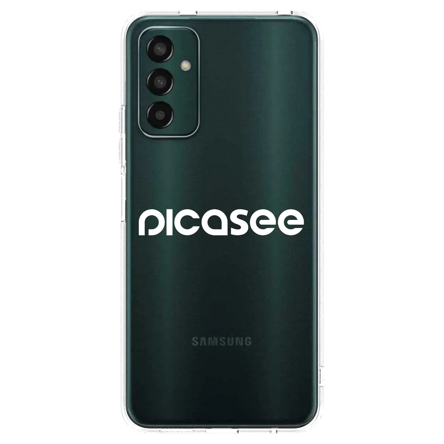 Picasee Samsung Galaxy M23 5G Hülle - Transparentes Silikon - Picasee - new logo - white