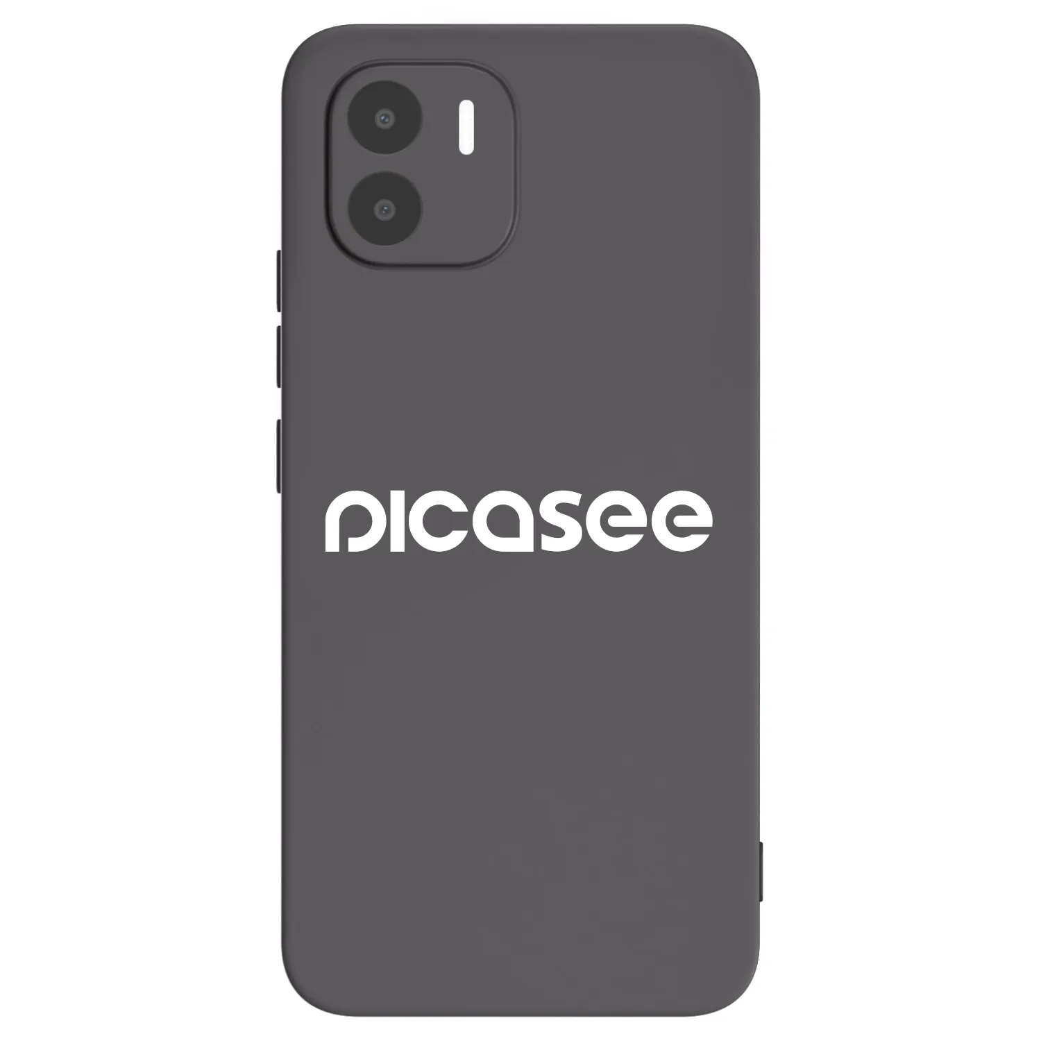 Picasee Xiaomi Redmi A1 Hülle - Schwarzes Silikon - Picasee - new logo - white
