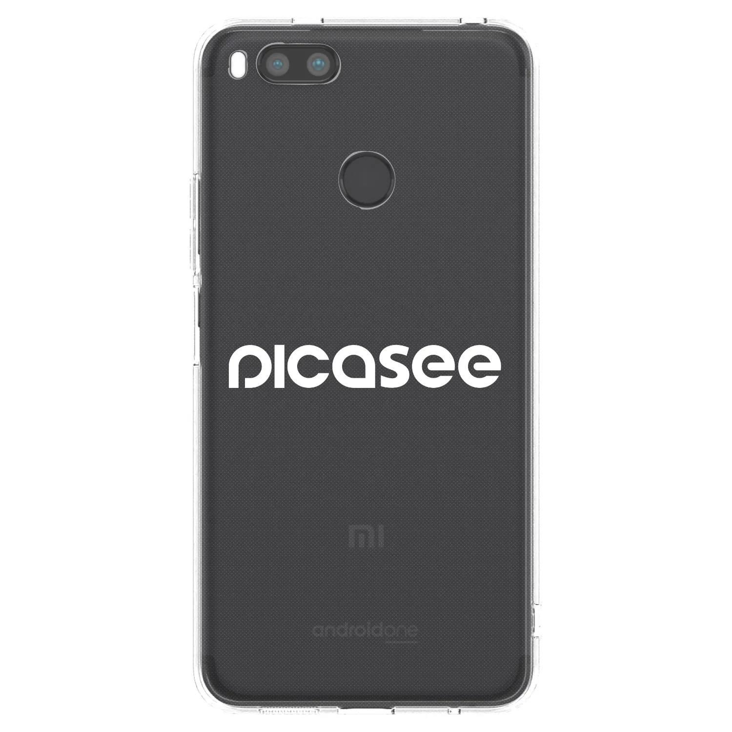 Picasee Xiaomi Redmi A1 Hülle - Transparentes Silikon - Picasee - new logo - white