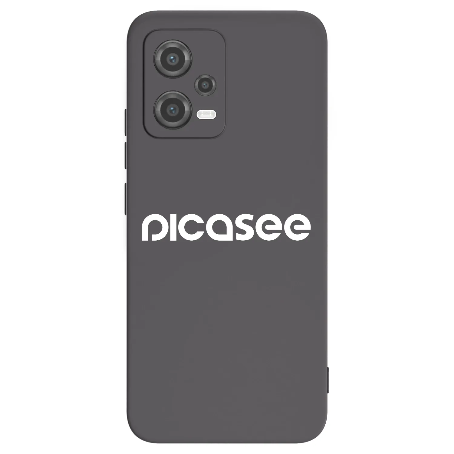 Picasee Xiaomi Poco X5 Hülle - Schwarzes Silikon - Picasee - new logo - white