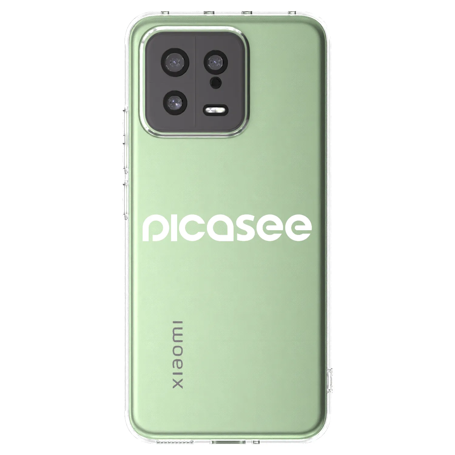 Picasee Xiaomi 13 Hülle - Transparentes Silikon - Picasee - new logo - white