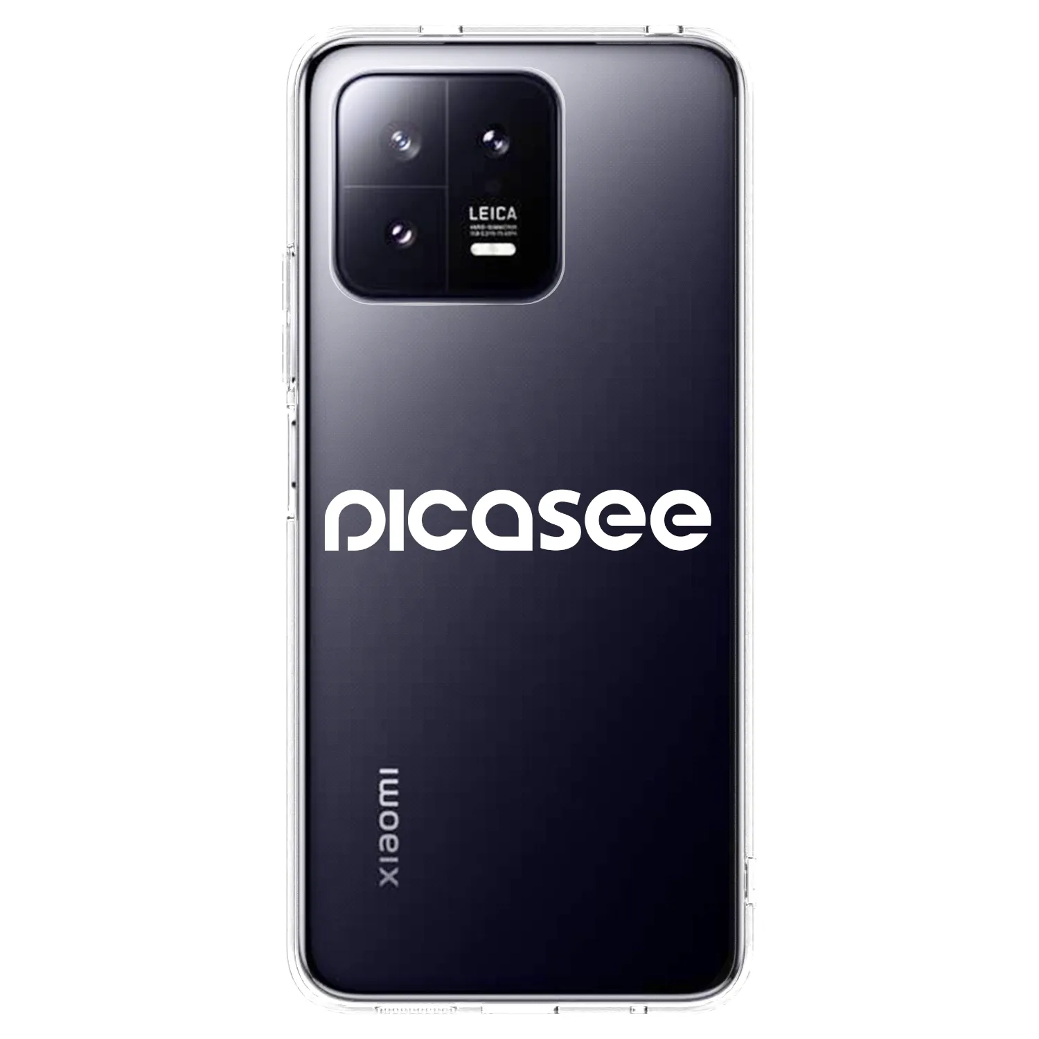 Picasee Xiaomi 13 Pro Hülle - Transparentes Silikon - Picasee - new logo - white