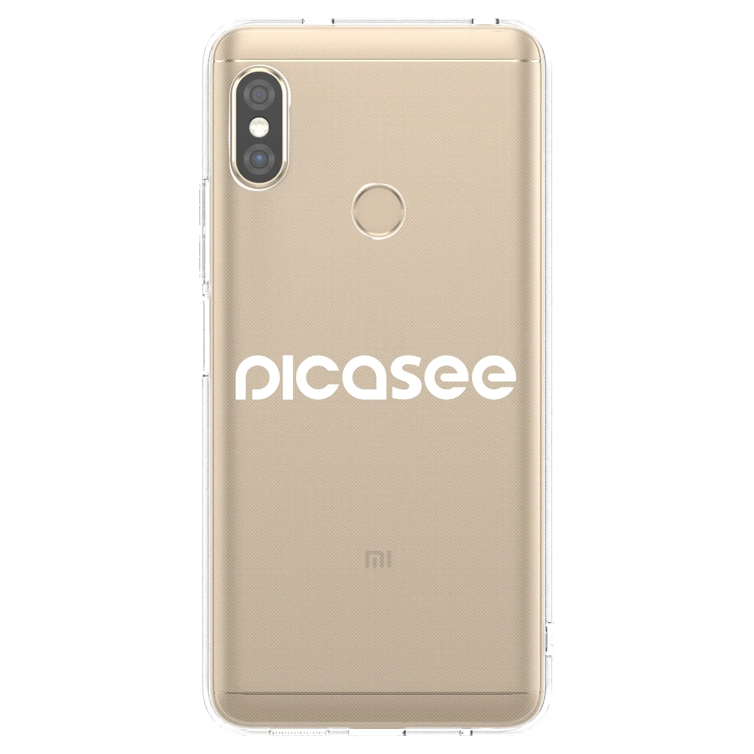 Picasee Xiaomi Redmi Note 5 Global Hülle - Transparentes Silikon - Picasee - new logo - white