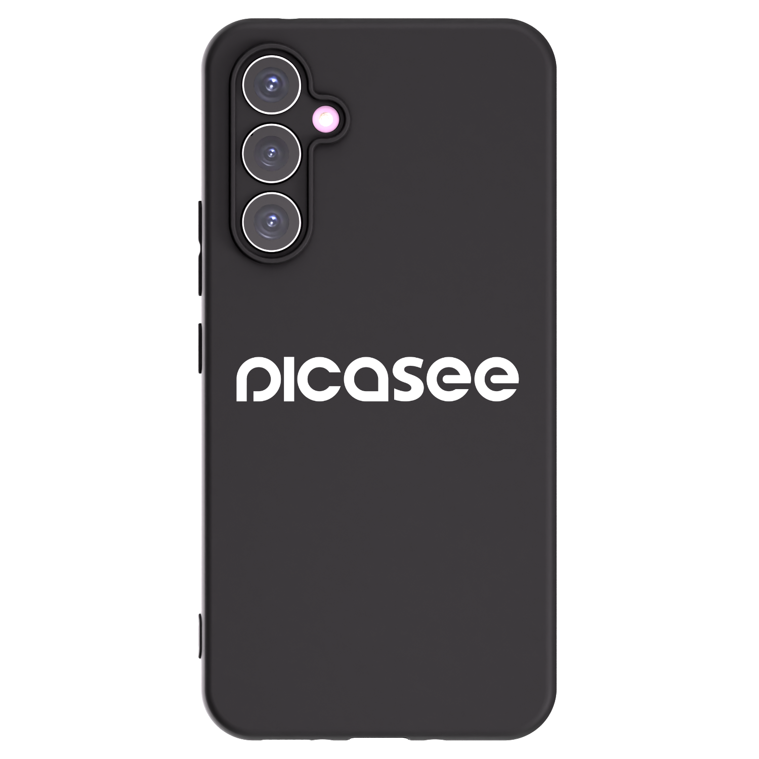 Picasee Samsung Galaxy A54 5G A546B Hülle - Schwarzes Silikon - Picasee - new logo - white