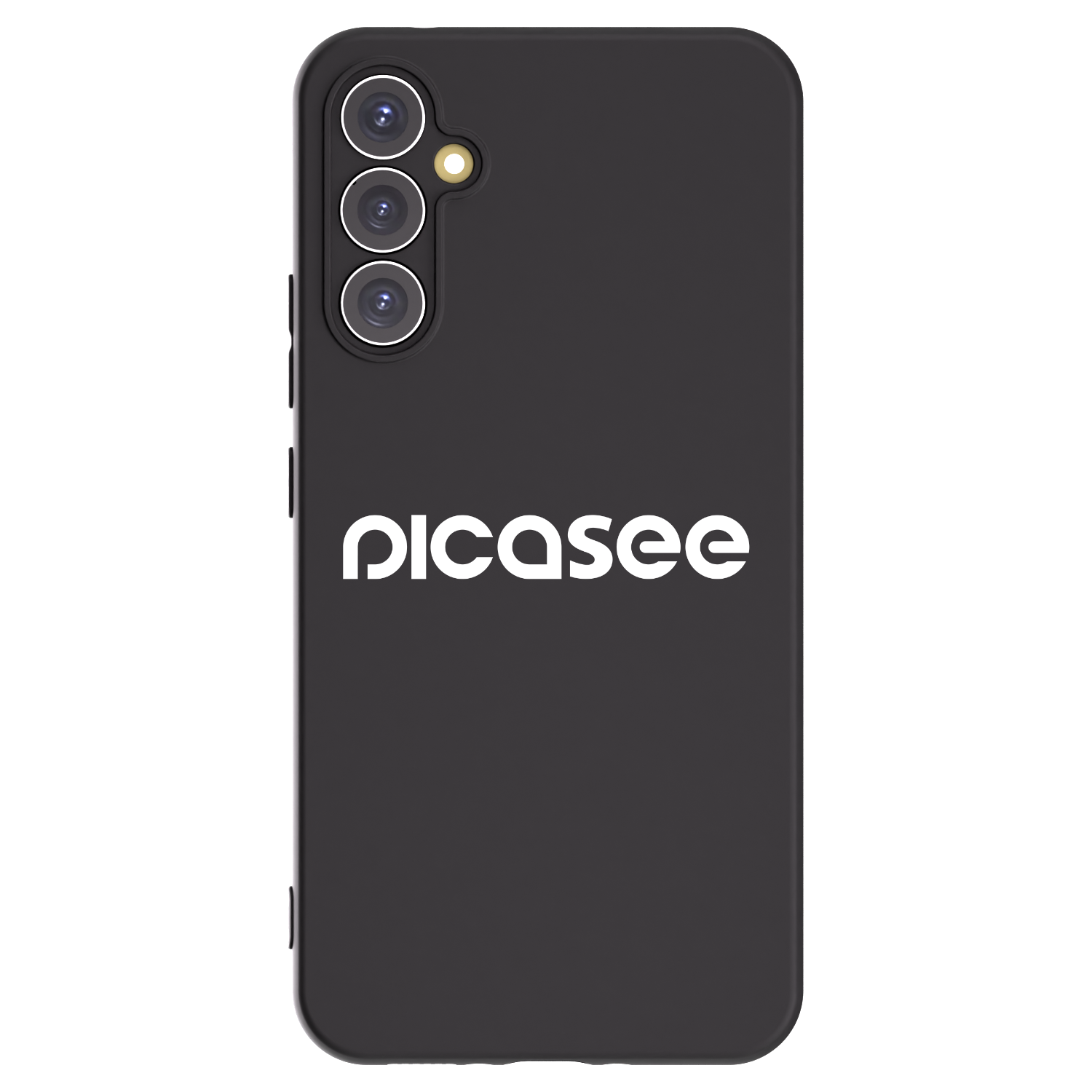 Picasee Samsung Galaxy A34 5G A346B Hülle - Schwarzes Silikon - Picasee - new logo - white
