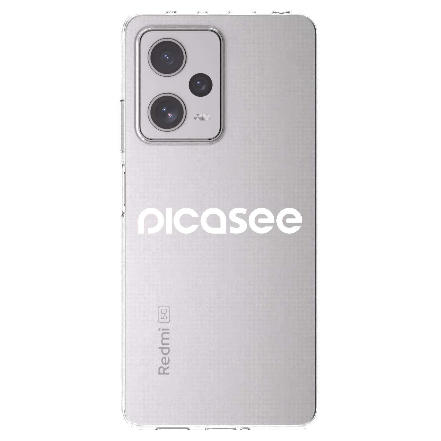 Picasee Xiaomi Redmi Note 12 Pro+ 5G Hülle - Transparentes Silikon - Picasee - new logo - white