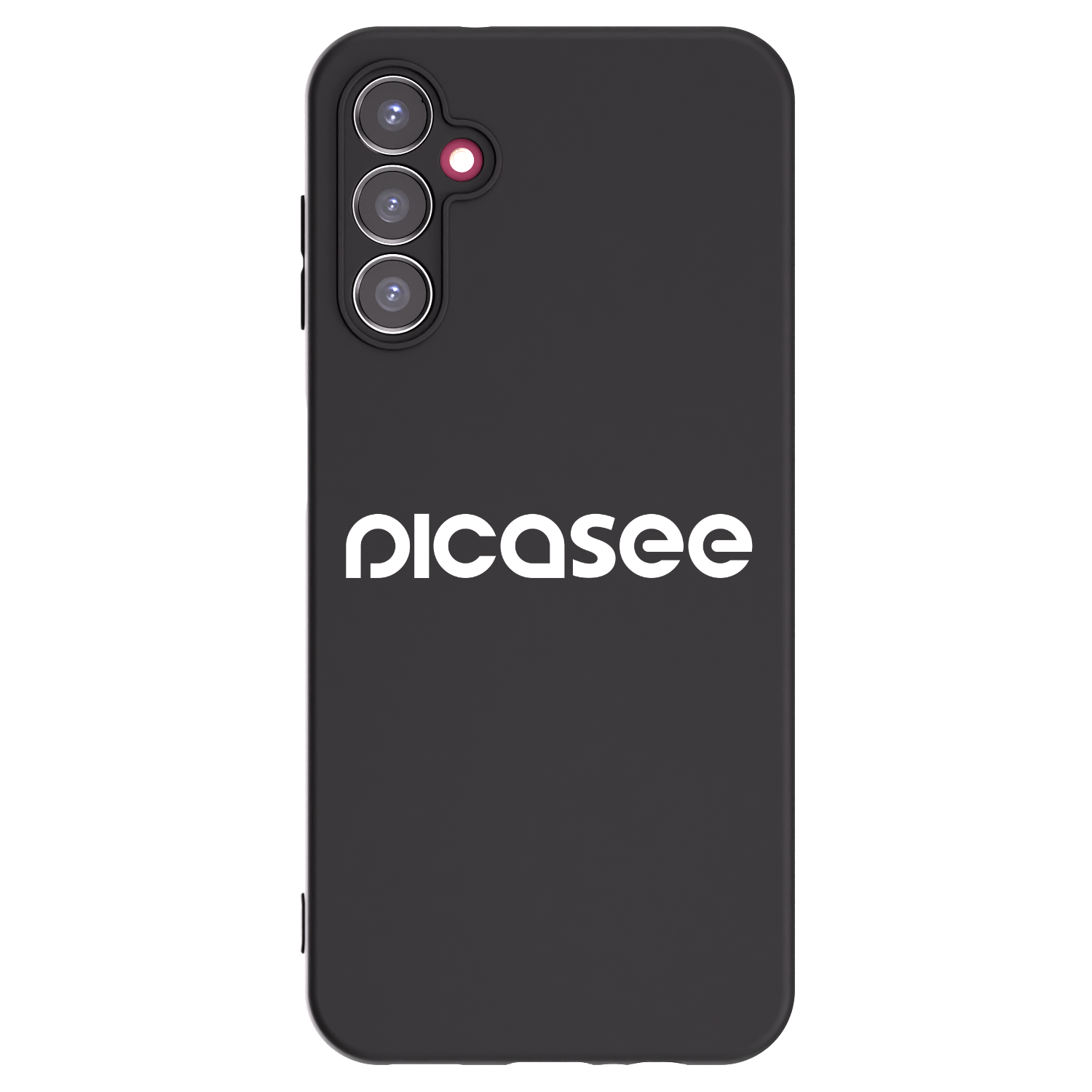 Picasee Samsung Galaxy A14 4G A145R Hülle - Schwarzes Silikon - Picasee - new logo - white